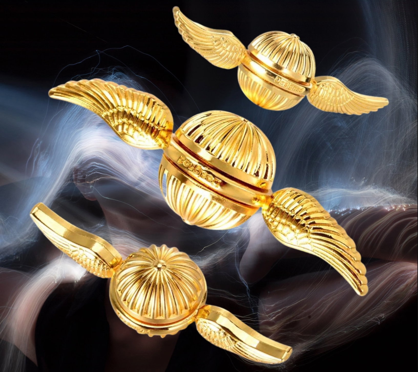 Harry Potter Golden Snitch Fidget Spinner Finger Hand Focus Spin  Decompression Toys Gift