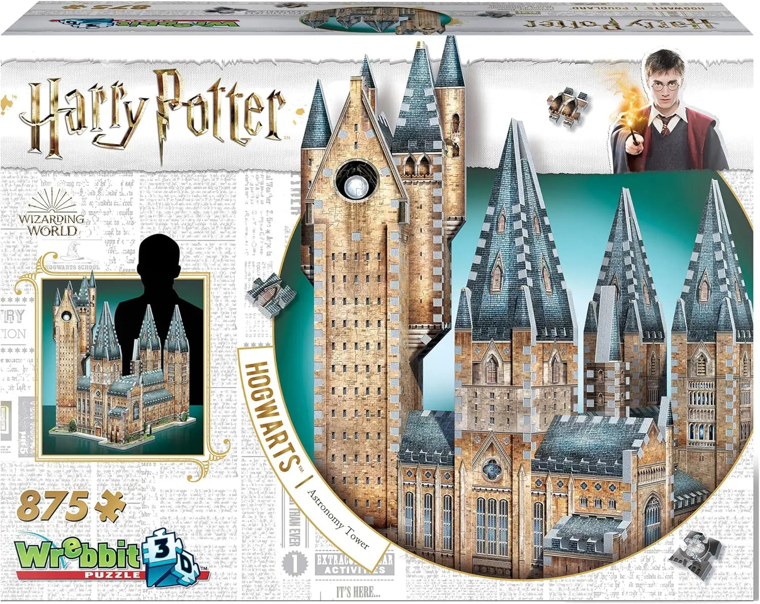 Harry Potter Hogwarts Castle 3D Jigsaw Puzzle (875 Pieces)