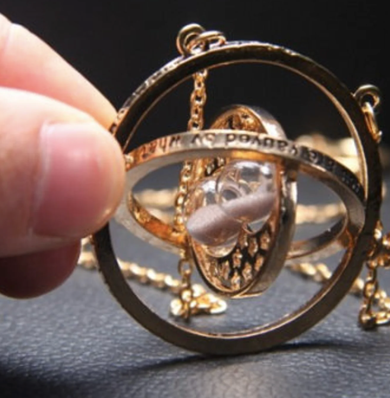 TIME TURNER NECKLACE Harry Potter Inspired Jewellery Pendant Hermione  Granger | eBay