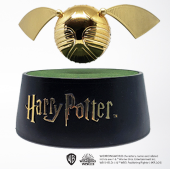 HARRY POTTER Levitating GOLDEN SNITCH Sculpture  Harry potter items, Harry  potter cosplay, Harry potter accessories