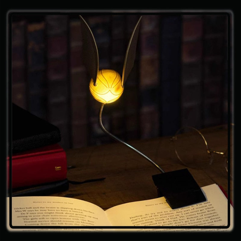 Golden Snitch Book Light Lamp